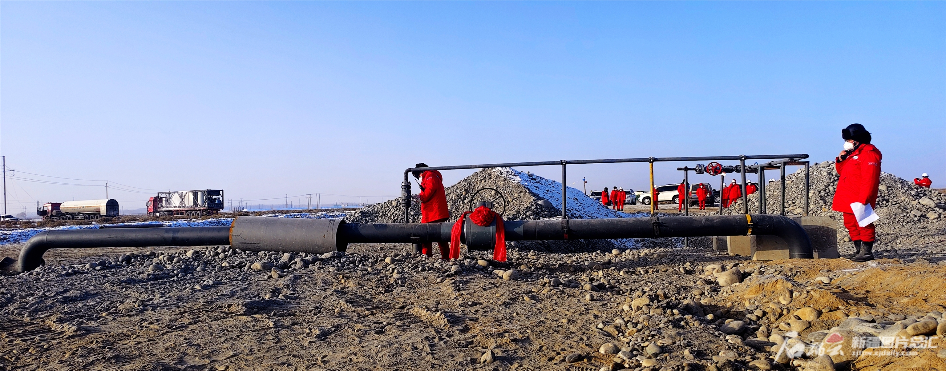 塔里木油田博孜1集气站至大北处理站天然气外输管道投产成功